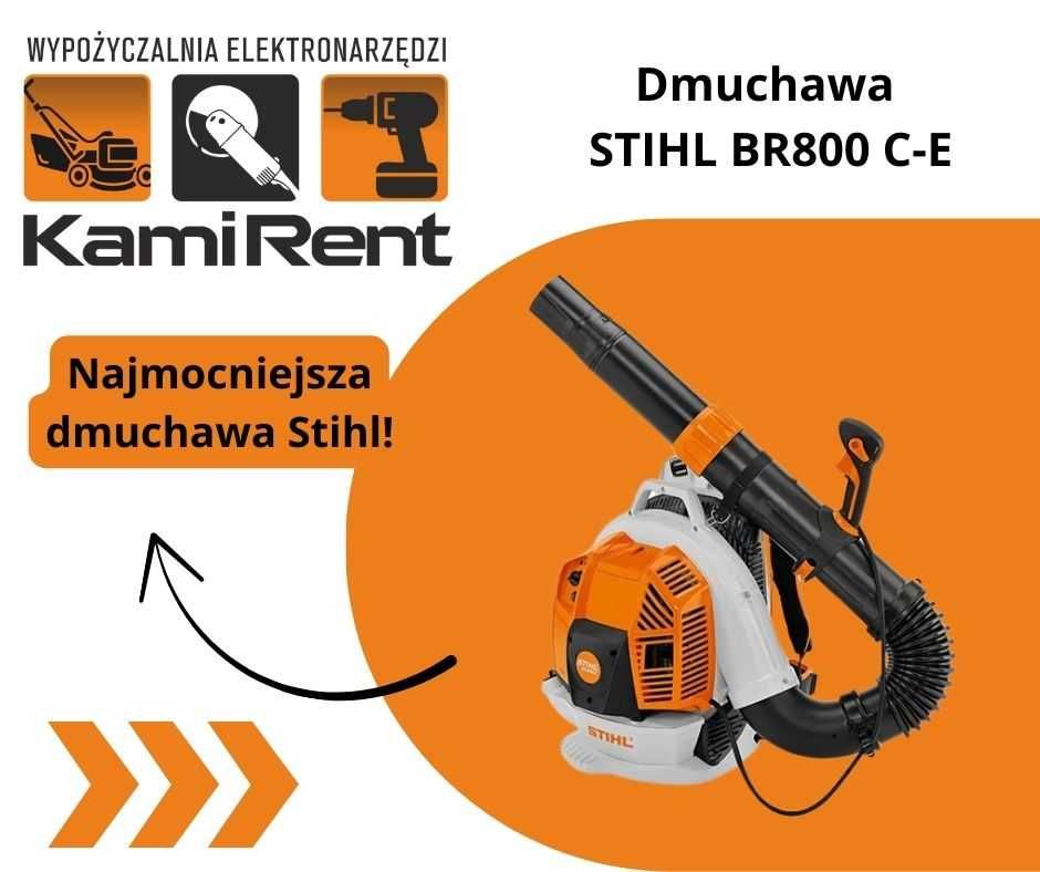 Wynajem Dmuchawa do liści Plecakowa STIHL BR 800 C-E Wypożyczalnia