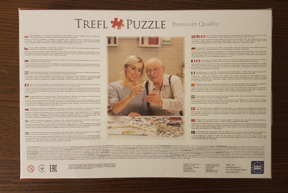 Puzzle Trefl 2000 nowe, zafoliowane