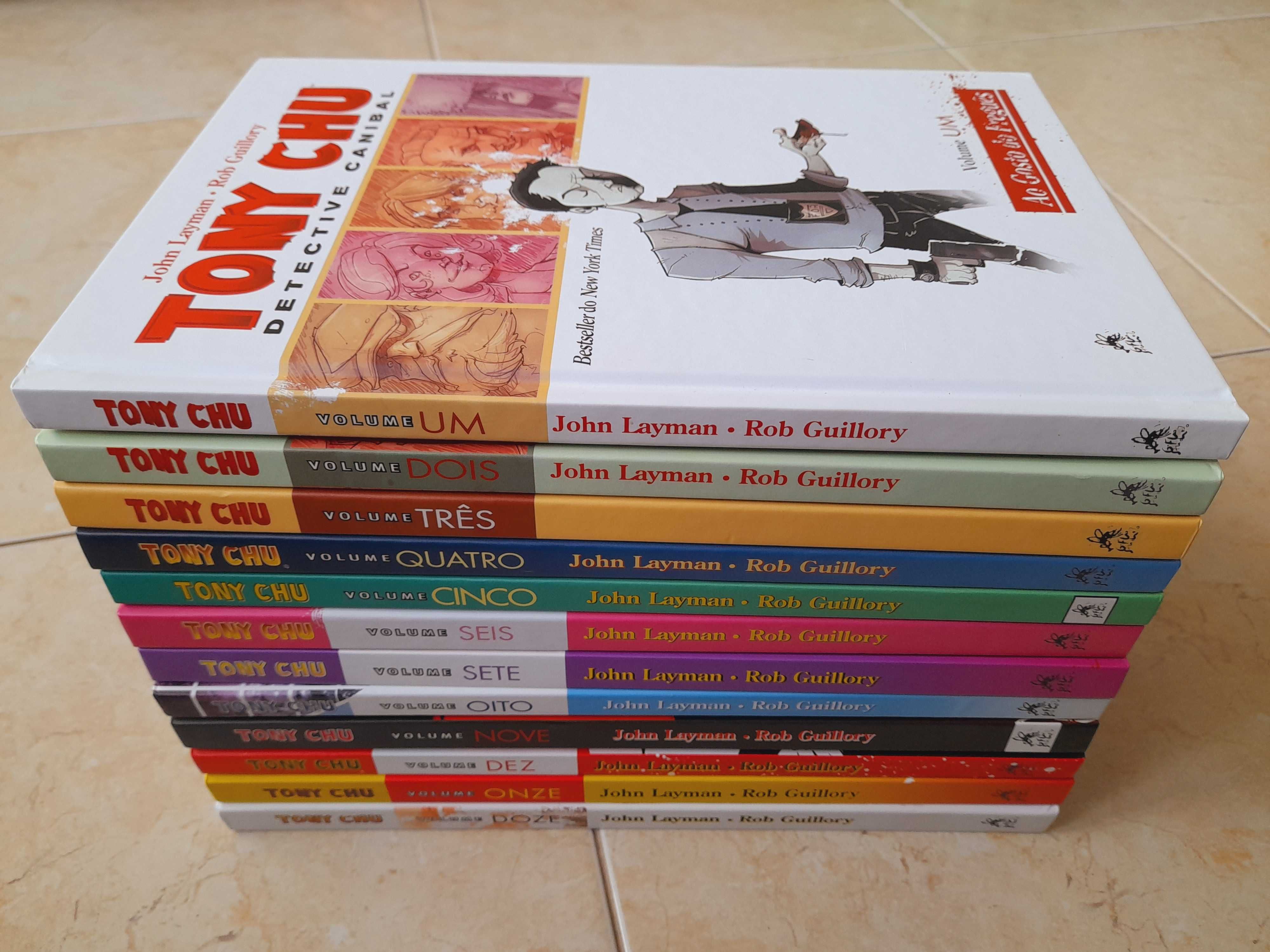 Tony Chu Detective Canibal volumes 1 a 12 (coleção completa)