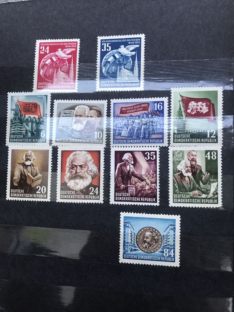 Znaczki  DDR kolekcjonerskie
