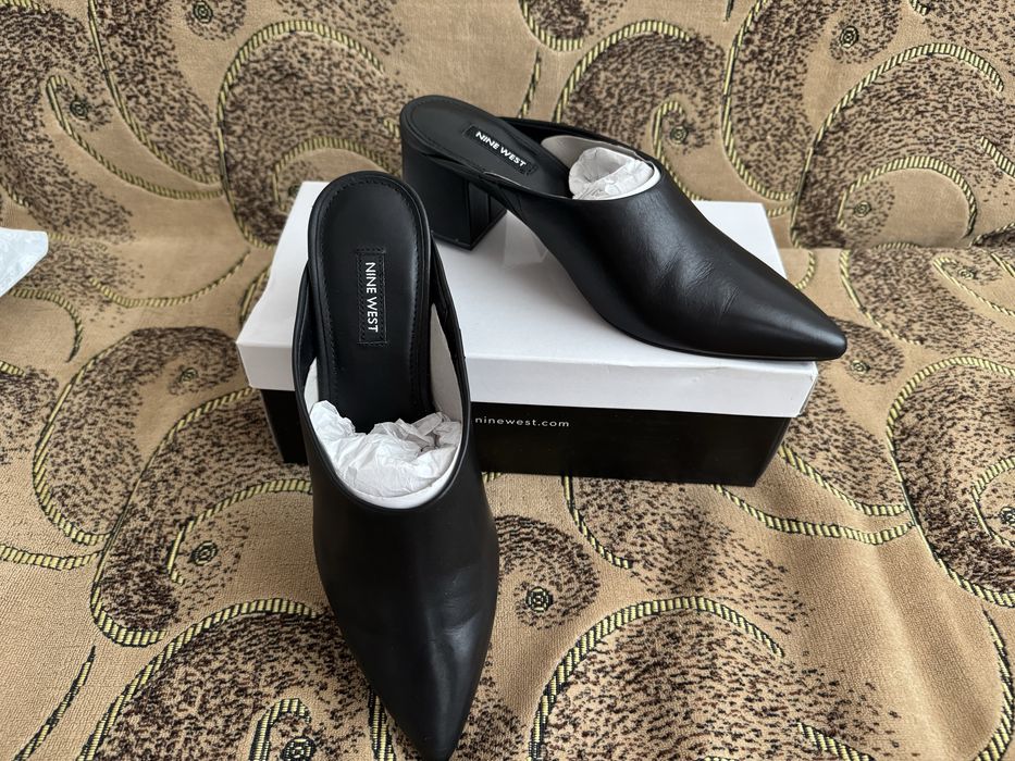 Мюлі Nine west з натуральної шкіри 38р