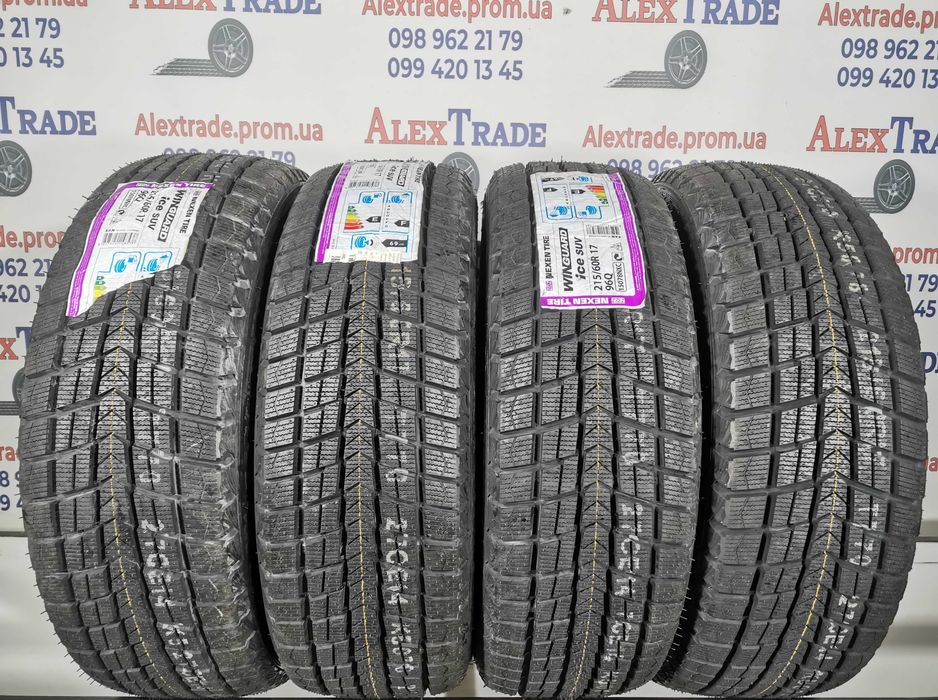 4 шт. 215/60 R17 Nexen Winguard Ice SUV нові зимові шини