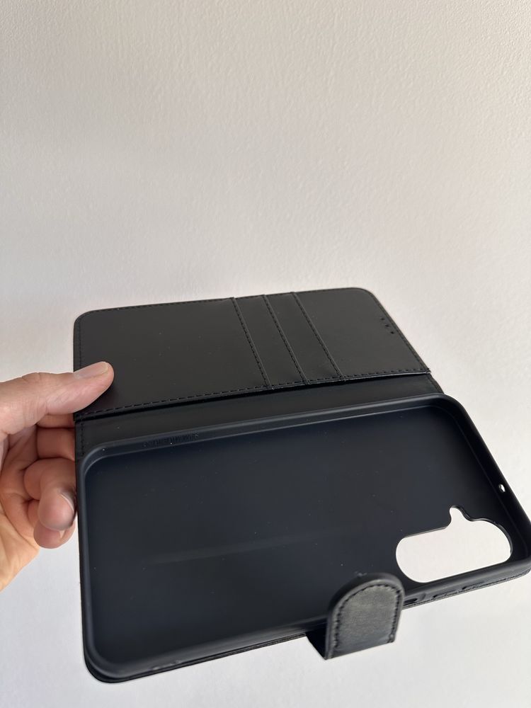 Etui Zamykane czarne wysoka jakość do SAMSUNG GALAXY M16 / M16 5G