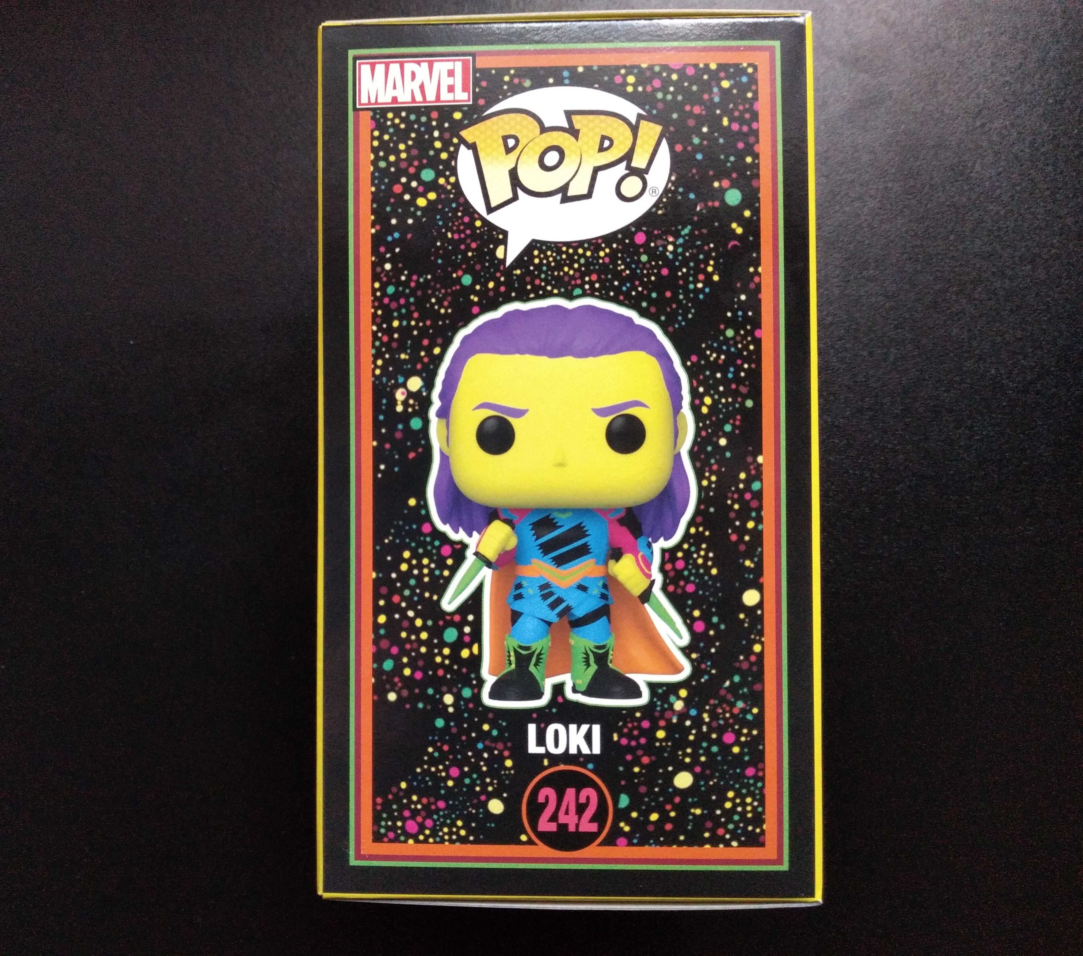 Funko POP  Loki Blacklight (242) - Marvel Thor Ragnarok + Protector
