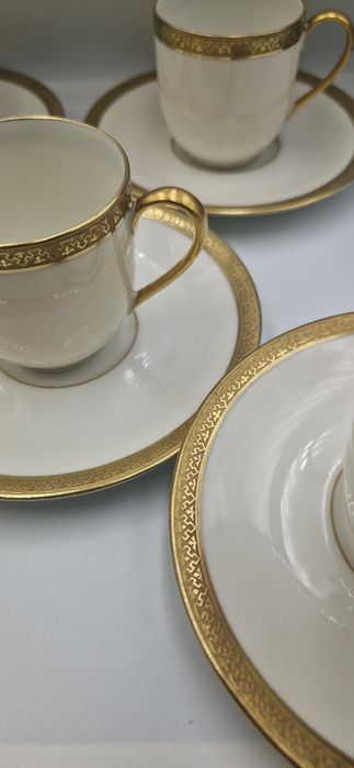 Filiżanki do kawy, Limoges Francja, 5 sztuk