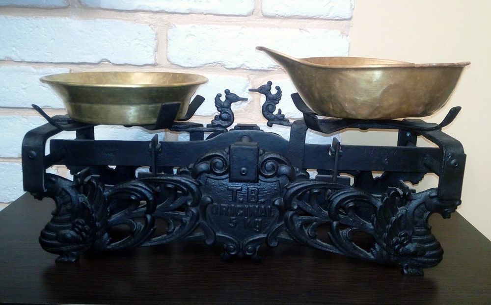 Вага антикварна старовинна