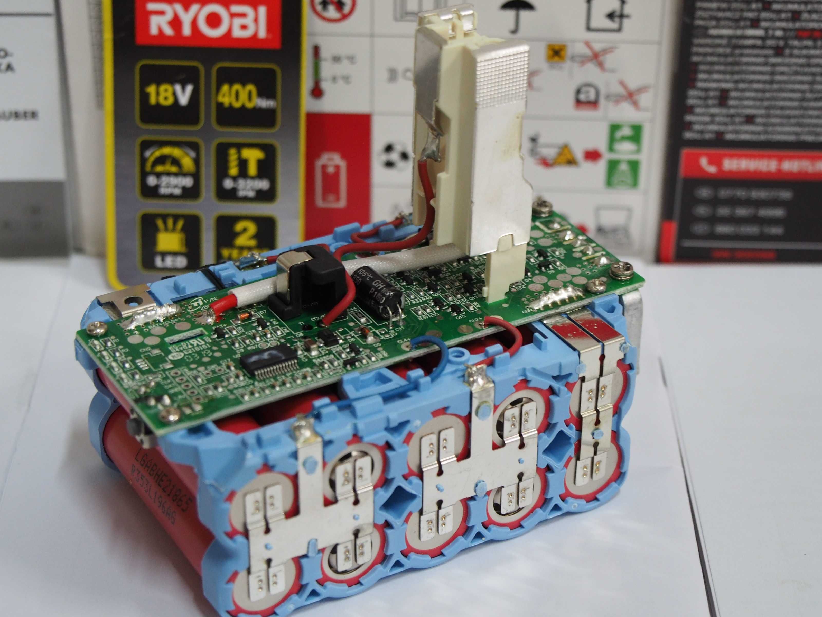 RYOBI 18V 6AH akumulator pakiet bateria do 4ah 5ah 18650
