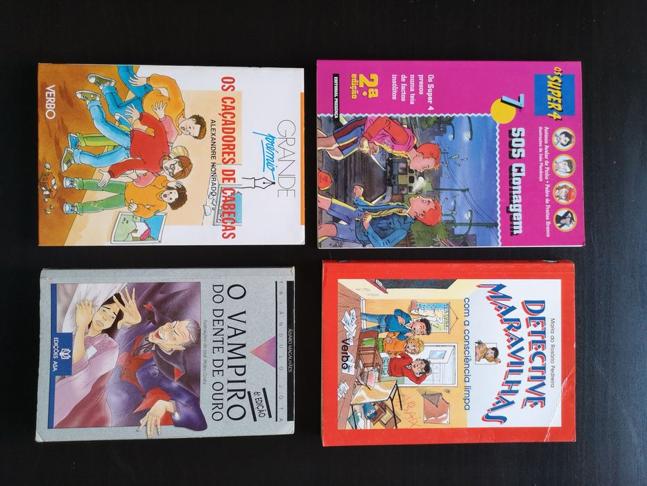 4 Livros de aventura infantis