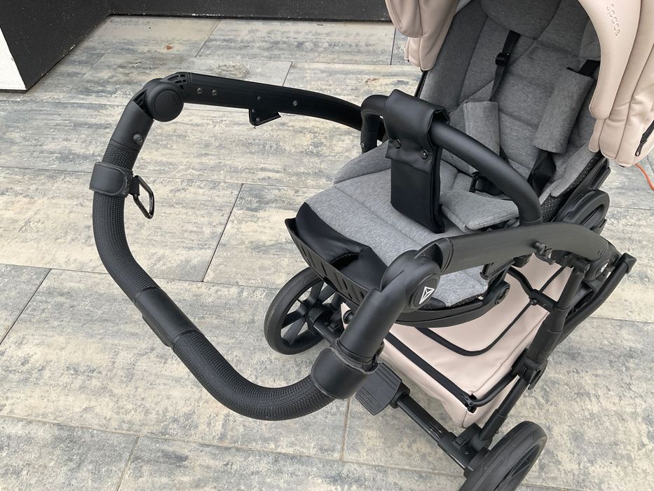 Wózek JUNAMA SPACE ECO SKÓRA 2 w 1 stan bardzo dobry