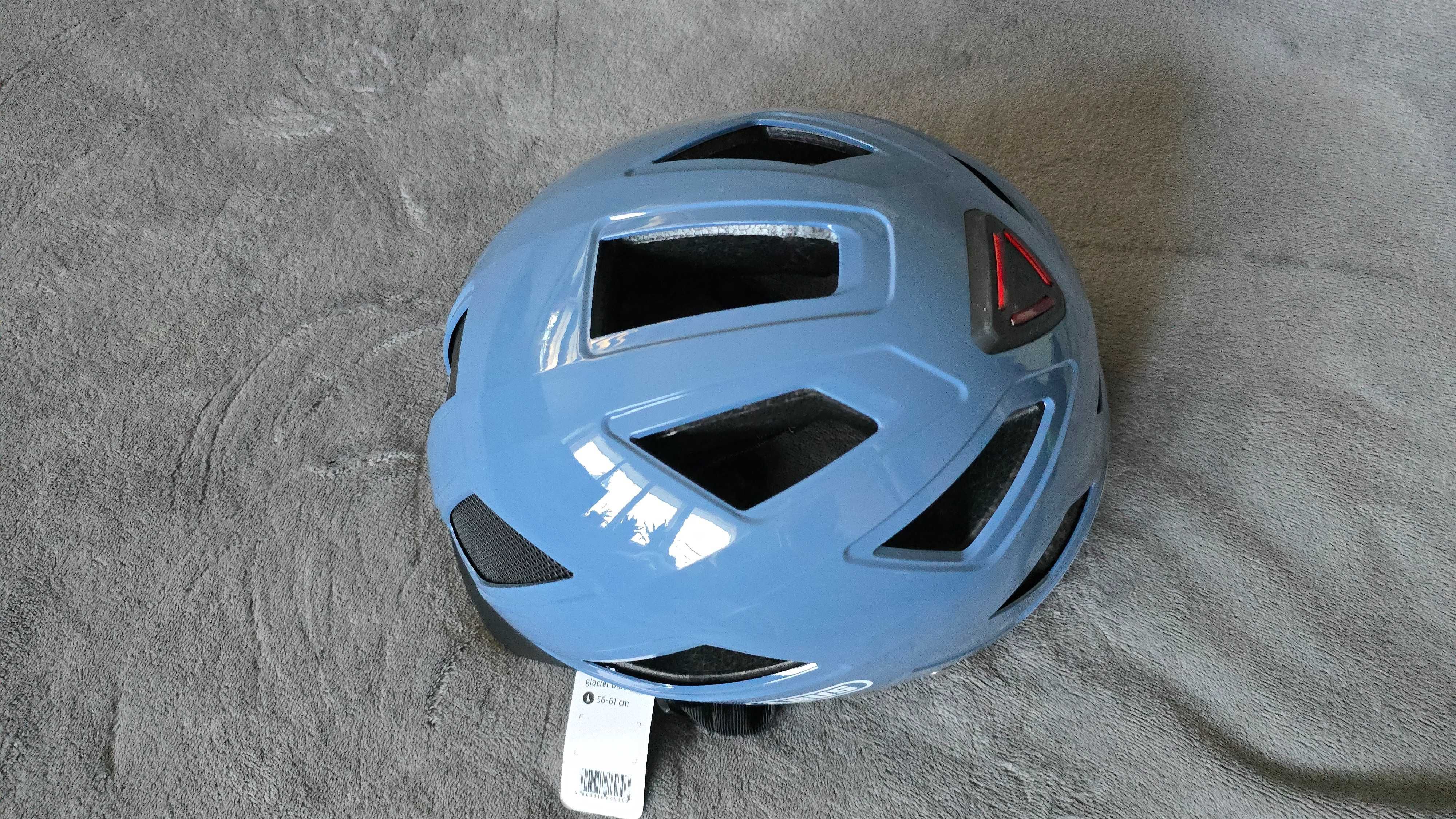 Kask rowerowy ABUS HYBAN 2.0 Glacier Blue rozmiar L 56-61 cm