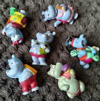 Hipopotam Figurki Kinder niespodzianka zestaw 6 sztuk