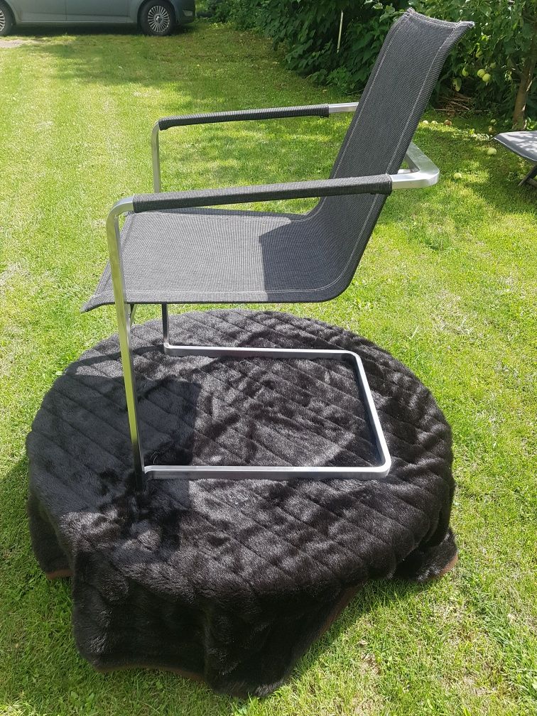 Krzesła ogrodowe -SOLPURI "Jazz" stal nierdzewna. .,