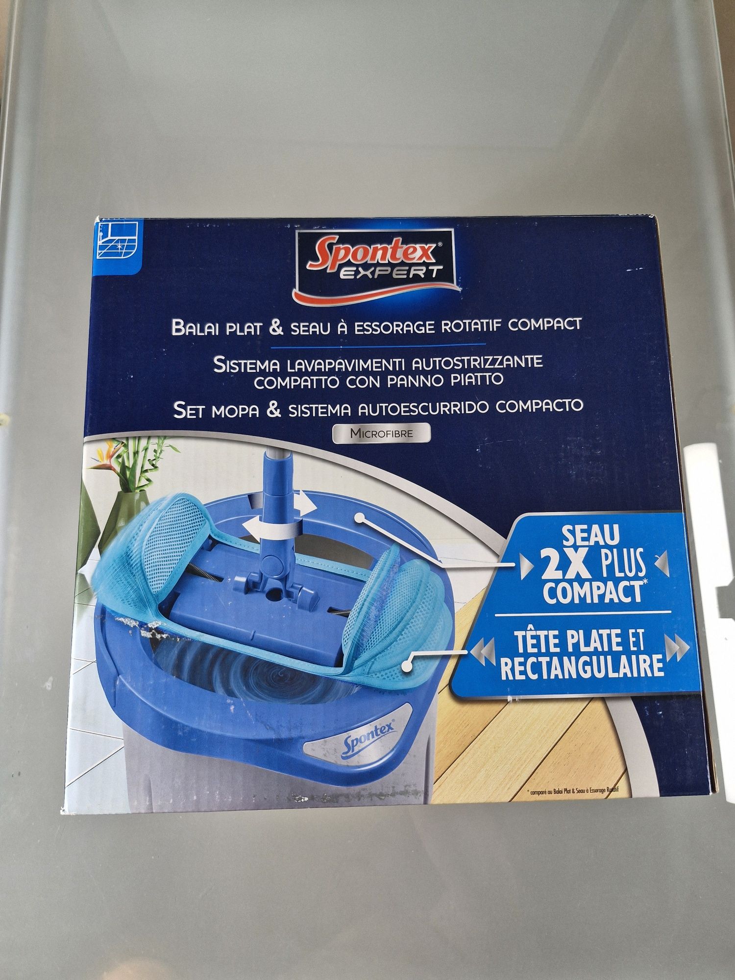 Spontex Express System Plus Compact Expert Wiadro i Mop Obrotowy