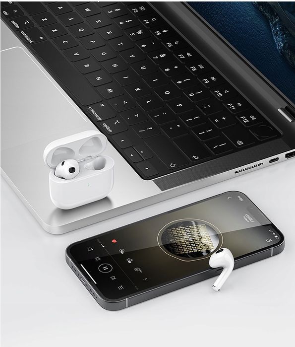 Słuchawki Bezprzewodowe Douszne Pro Bluetooth Tws Z Mikrofonem Kabel