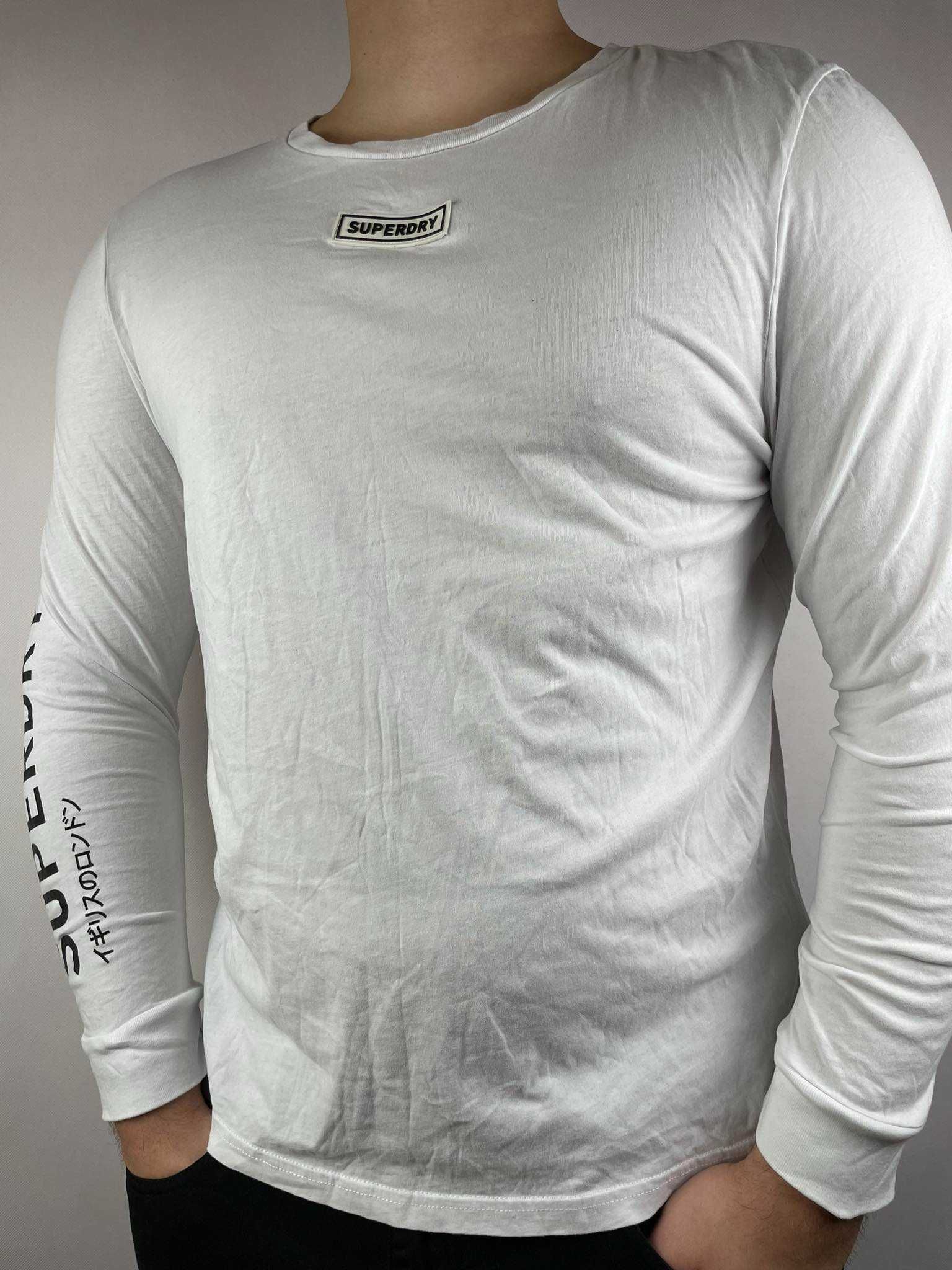 Longsleeve Superdry biały XL