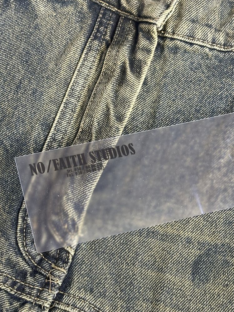 NFS No Faith Studios jeans baggy opium archive distressed джинсы М Л