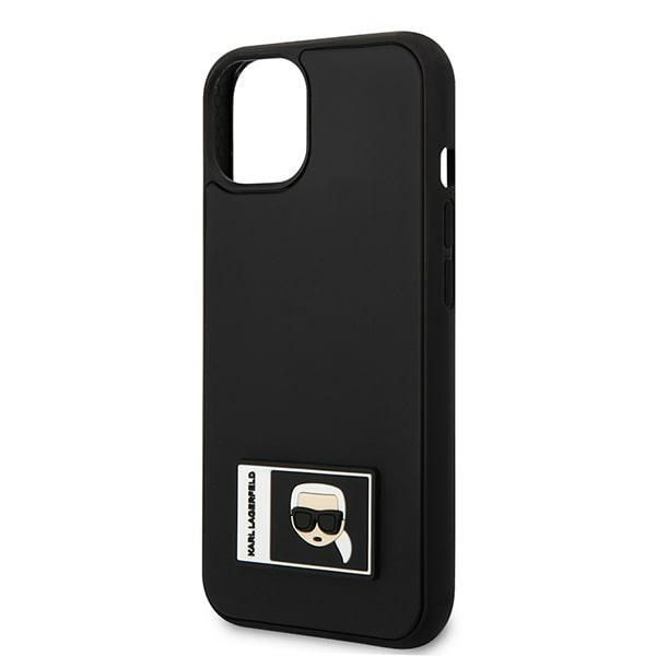 Etui Karl Lagerfeld Ikonik Patch dla iPhone 13 Mini, Czarny