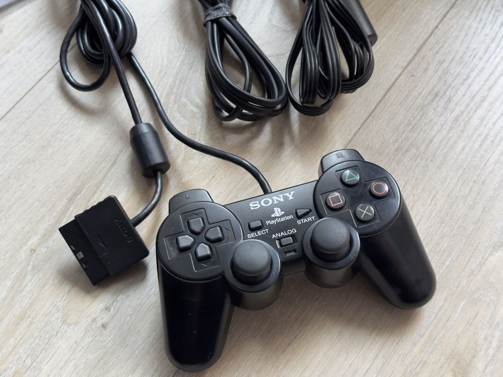 Sony Playstation 2 Midnight Black PS2 Komplet