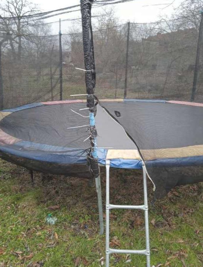 Części do trampoliny mata osłona nogi obręcz