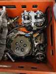 Ktm 05-10 sxf excf 250 czesci silnik glowica kartery skrzynia wal