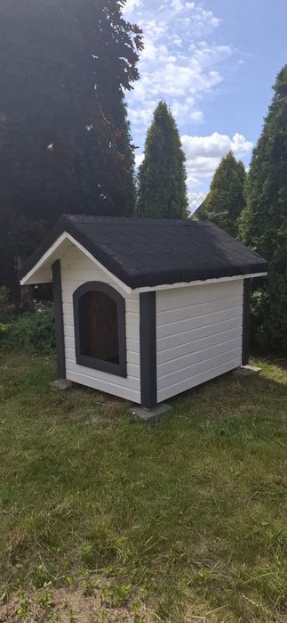 Piękna elegancka buda dla psa