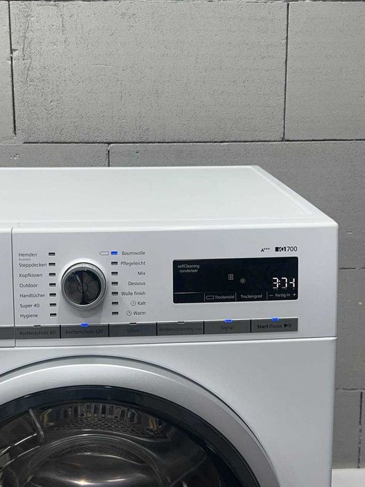 Комплект Пральна та сушильна машини Siemens IQ700 WM16W540 та WT47W5W0