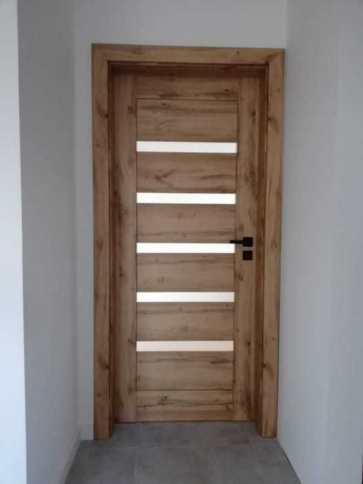 Drzwi Wewnętrzne Z Nakładką Kamuflaż Starej Futryny OBUDOWA !