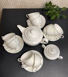 Чайный Сервиз настоящий китайский костяной фарфор
