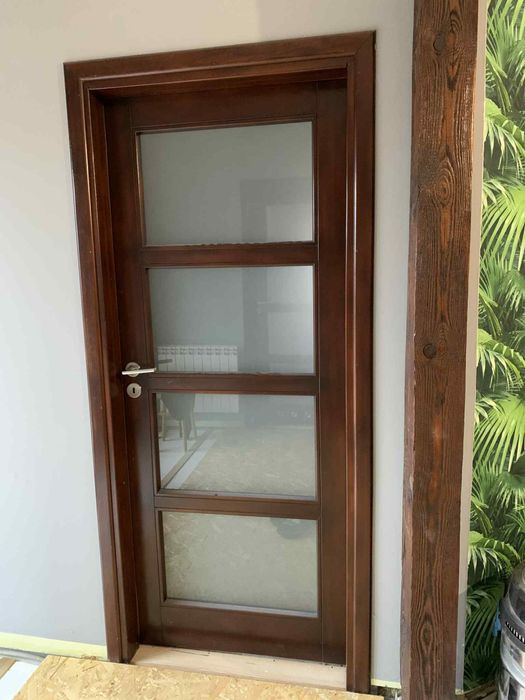 Drzwi drewniane sosnowe wewnętrzne