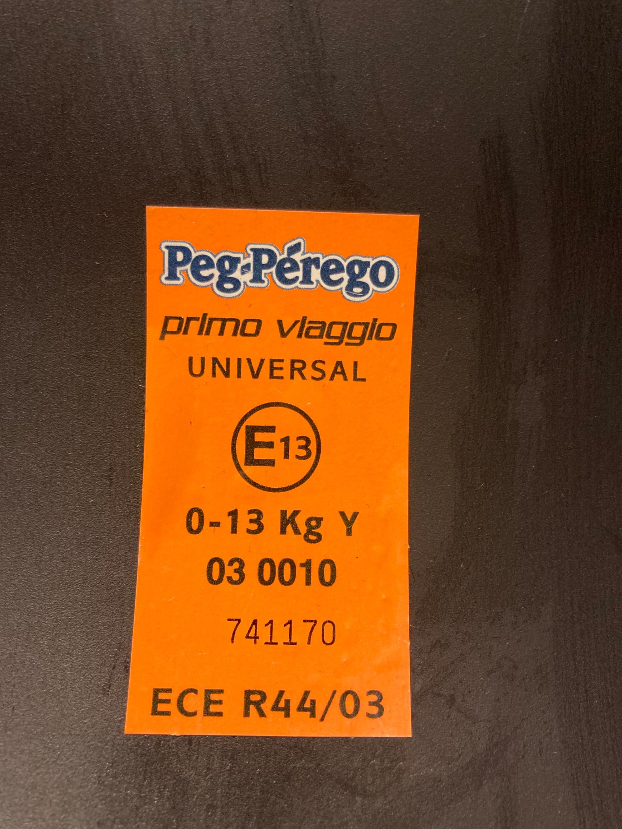 Fotelik samochodowy dla dziecka Peg-Perego primo viaggio 0-13 kg