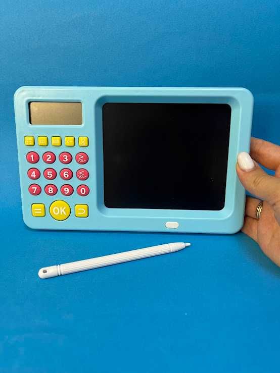 Математична гра, дитячий калькулятор з LCD дошкою для малювання