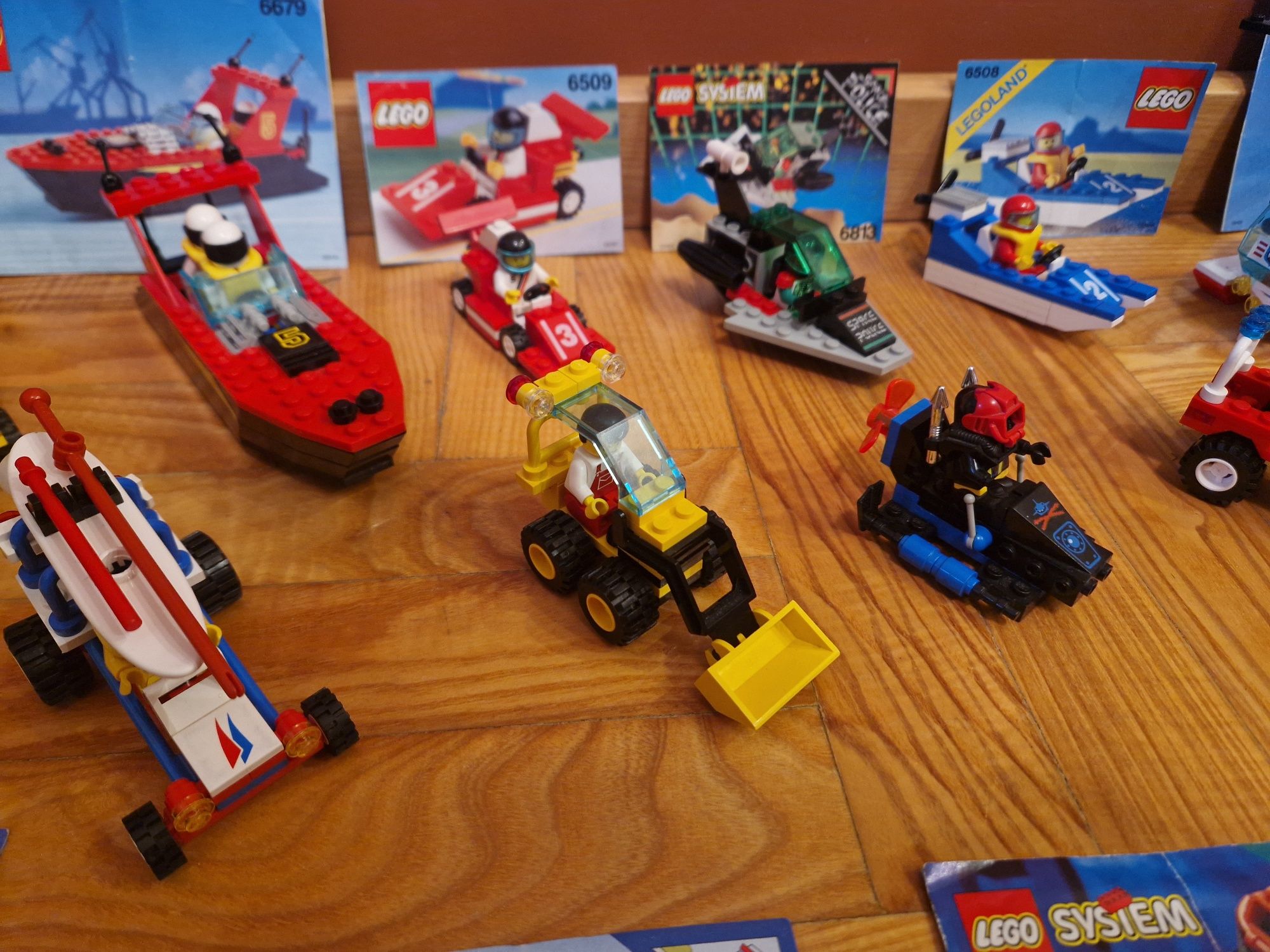 Dziesięć zestawów lego system, legoland