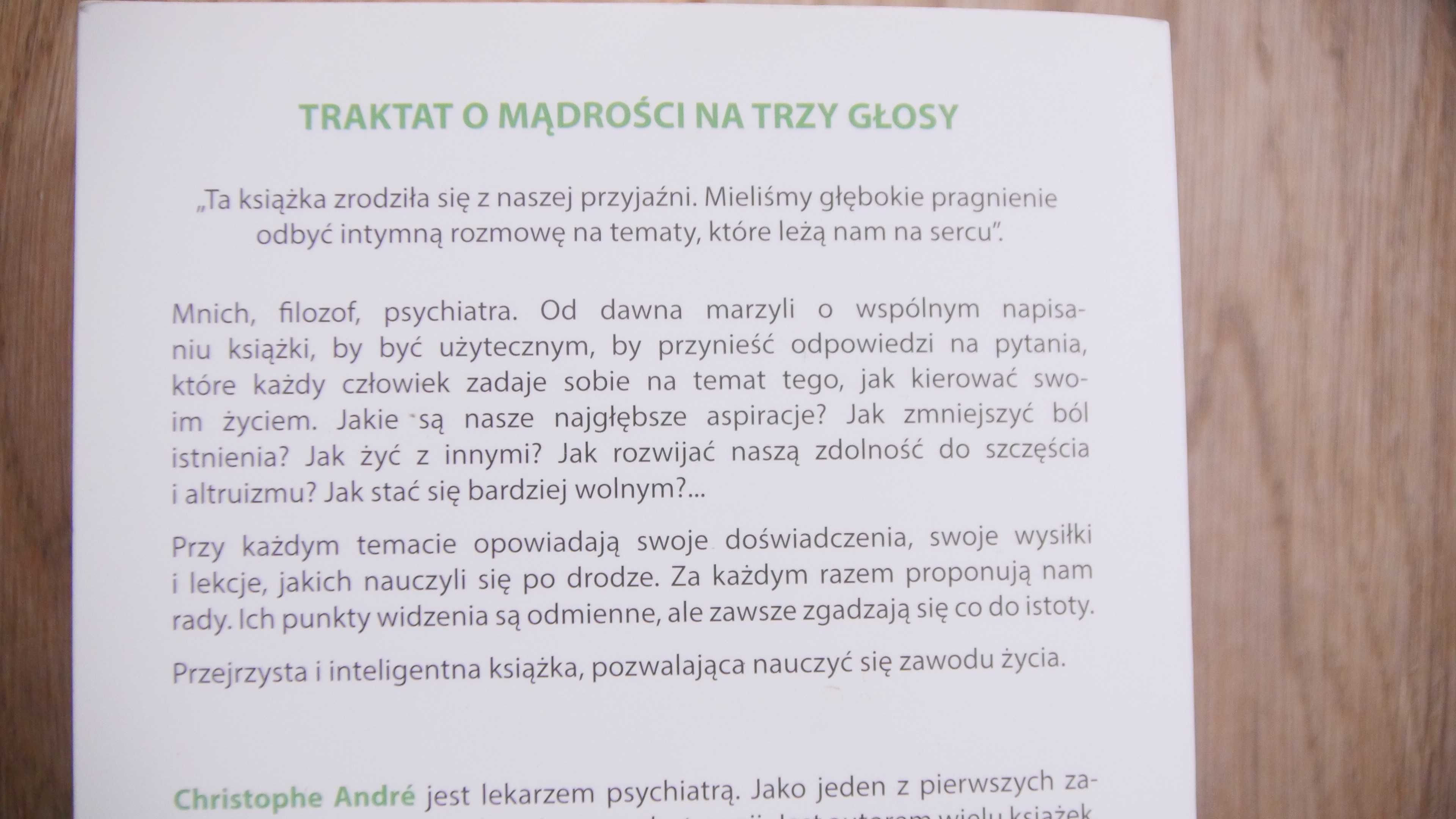 "Trzech przyjaciół w poszukiwaniu mądrości"-C.Andre A.Jollien M.Ricard