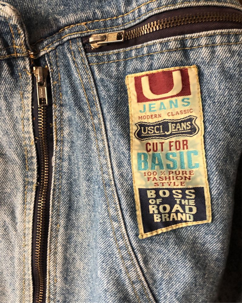 Куртка джинсовая USCI Jeans женская укороченная размер 32