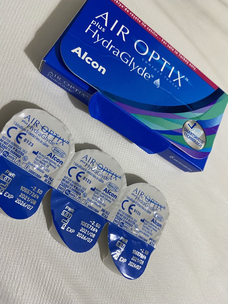 Лінзи alcon AIR OPTIX hydraglyde