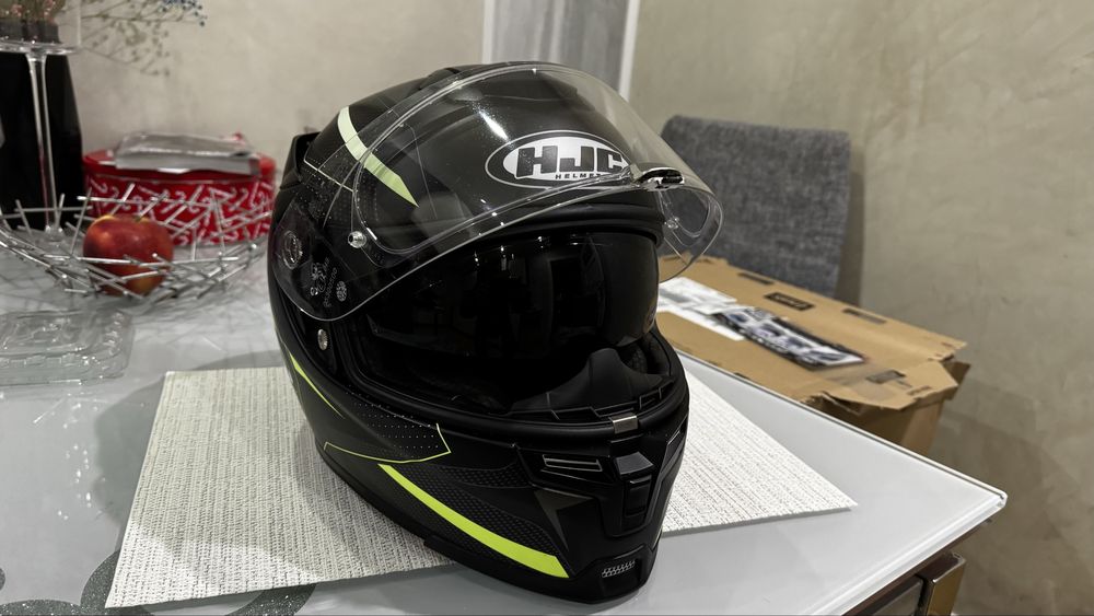 Kask HJC RPHA 70 dwa wizjery bezbarwny z pinlokiem i czarny rozmiar s