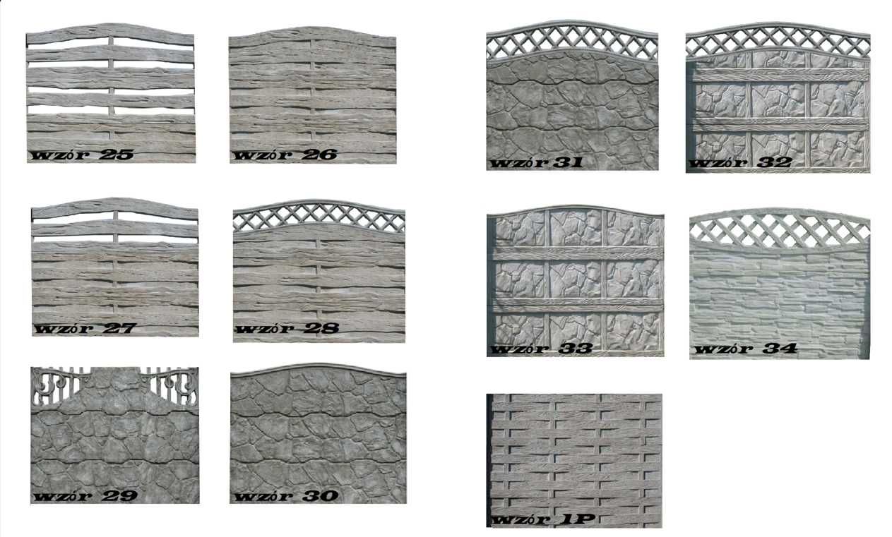 Ogrodzenie betonowe/palisadowe, płot PRODUCENT nowoczesne/klasycznne