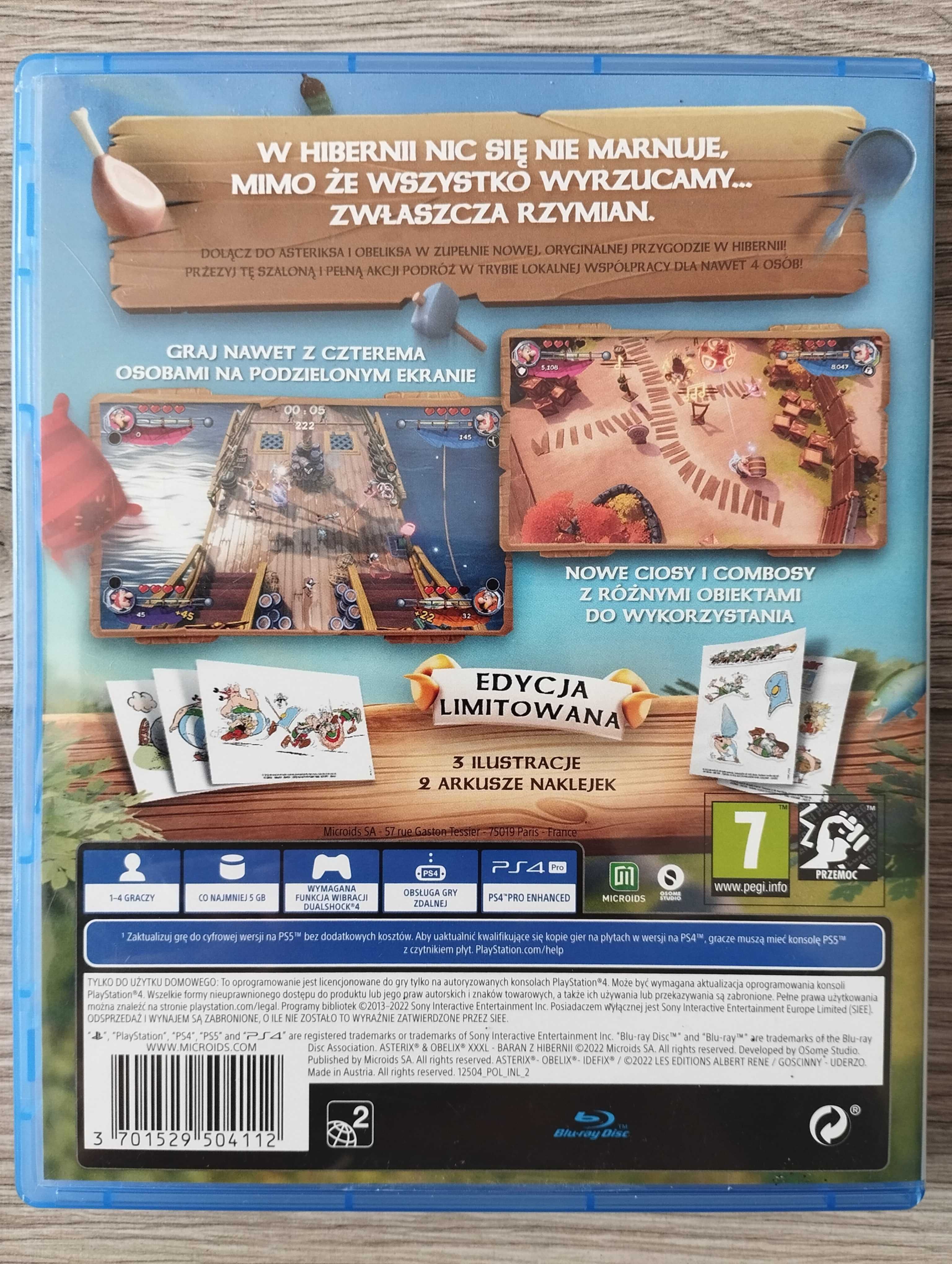 Gra Asterix & Obelix XXXL Baran z Hibernii  PS4/PS5 Playstation