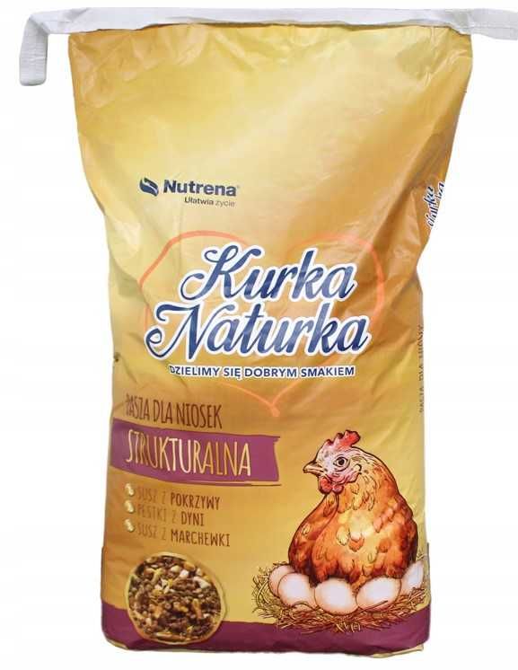 Pasza Kurka Naturka Nioska Strukturalna z kukurydzą 25kg NUTRENA