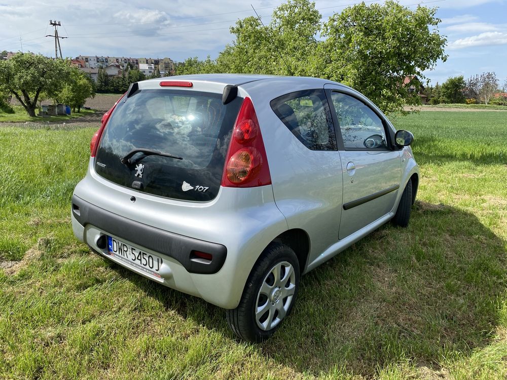 Peugeot 107, klimatyzacja, garażowany, 1 właściciel w PL od 2017