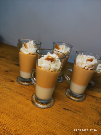 Kawa latte świeca sojowa handmade