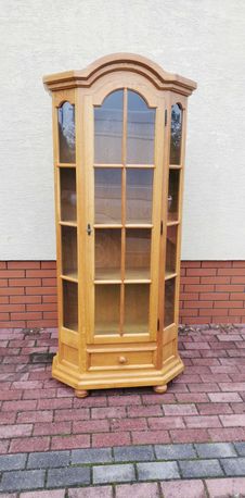 regał witryna drewnian szafka półka komoda kredens biblioteczka skalik