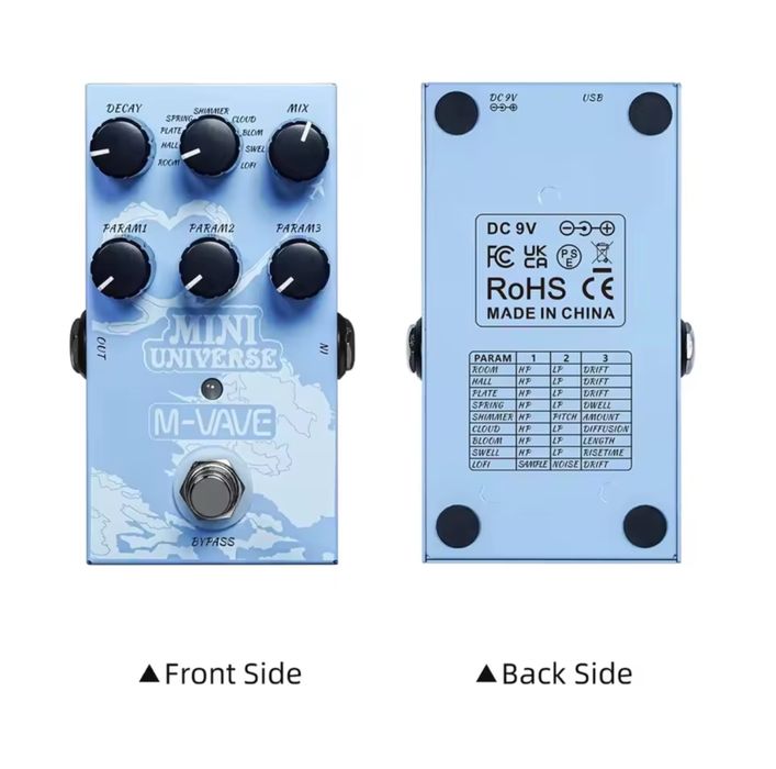 M-Vave Miniuniverse, хороший бютжетний Reverb з хорошими можливостями