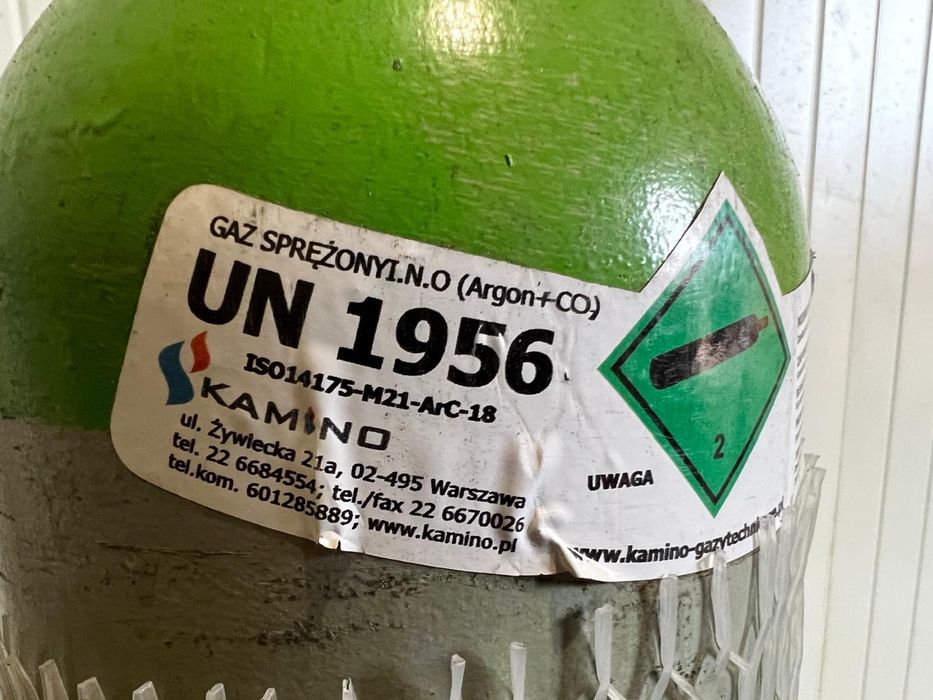 Butla z mieszanką Argon + CO2