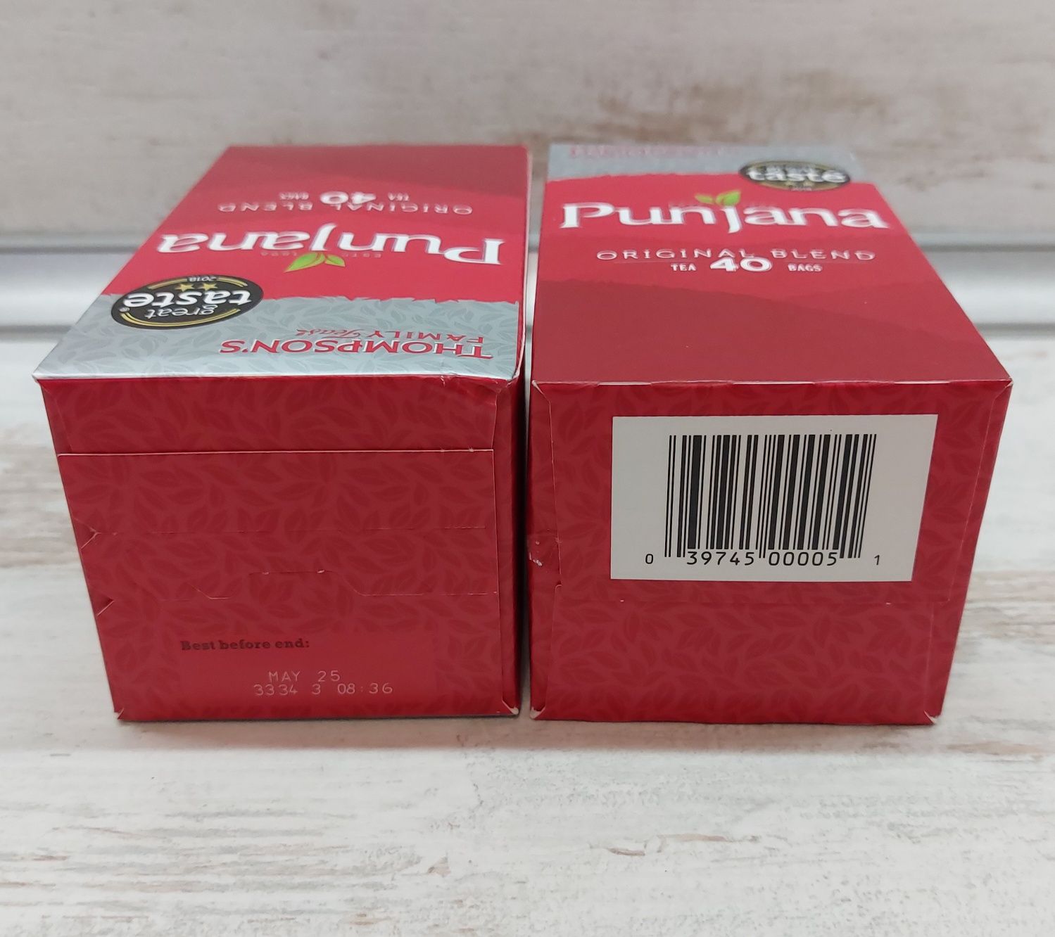 Англійський чай в пакетиках Thompsons Punjana преміум