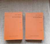 Livros "Economia" I e II volumes de Paul A. Samuelson