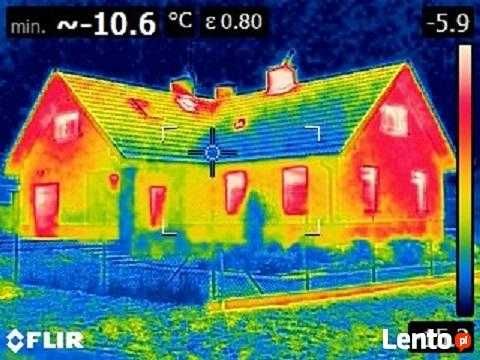 Docieplanie Pianką PUR Ocieplanie poddasza Celuloza Termowizja Pianka