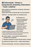 Informatyk–Pomoc z komputerem, drukarką, internetem – Tanio i solidnie