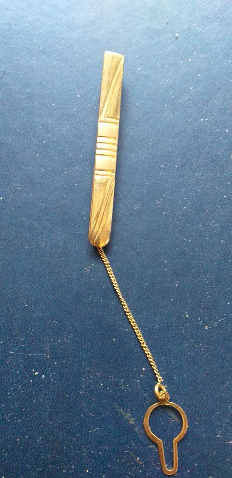 Złota spinka do krawata 4.2 grama Polecam