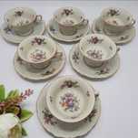 Zestaw filiżanek porcelana Krzysztof